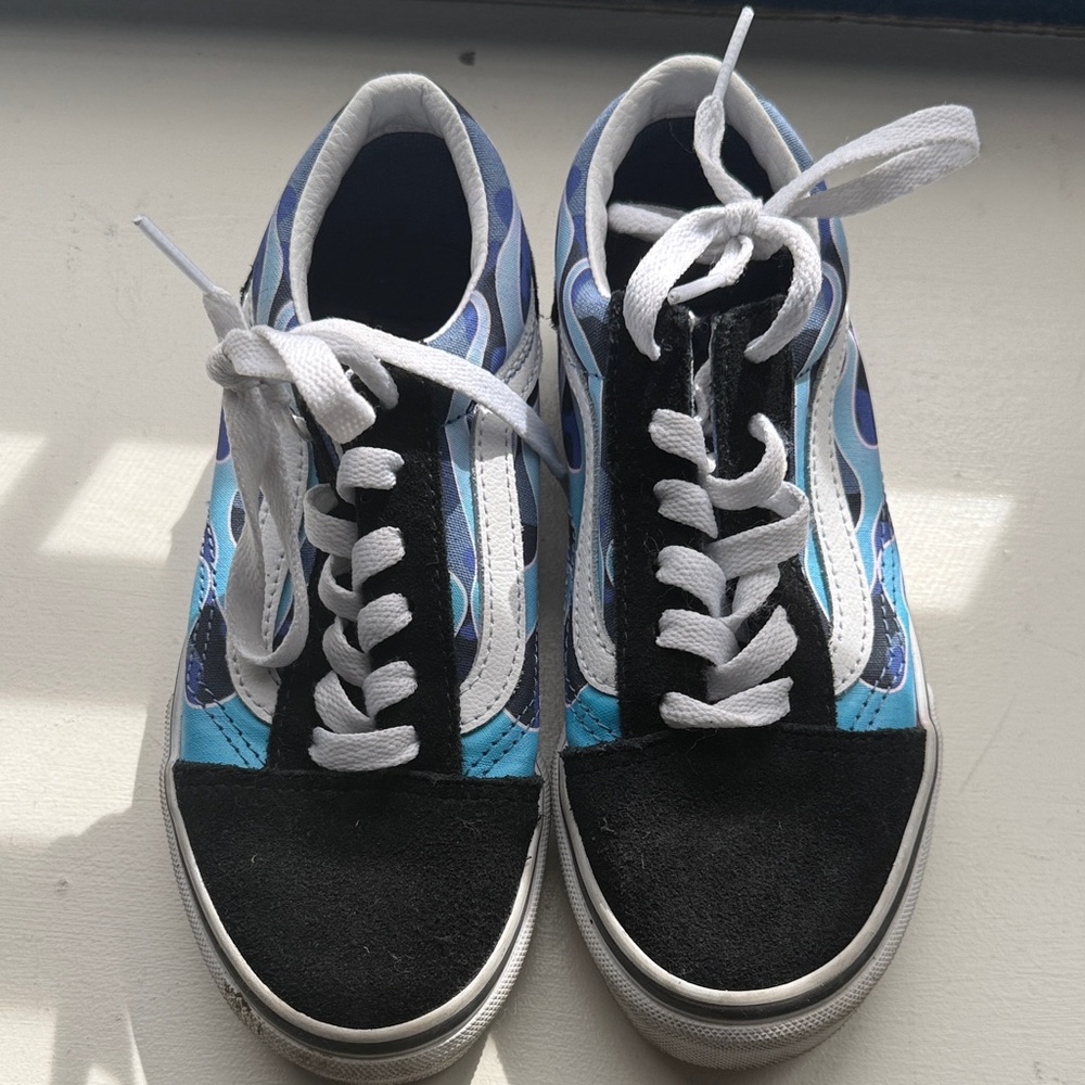 Vans Kids Black & Blue Wave Old Skool Sneakers